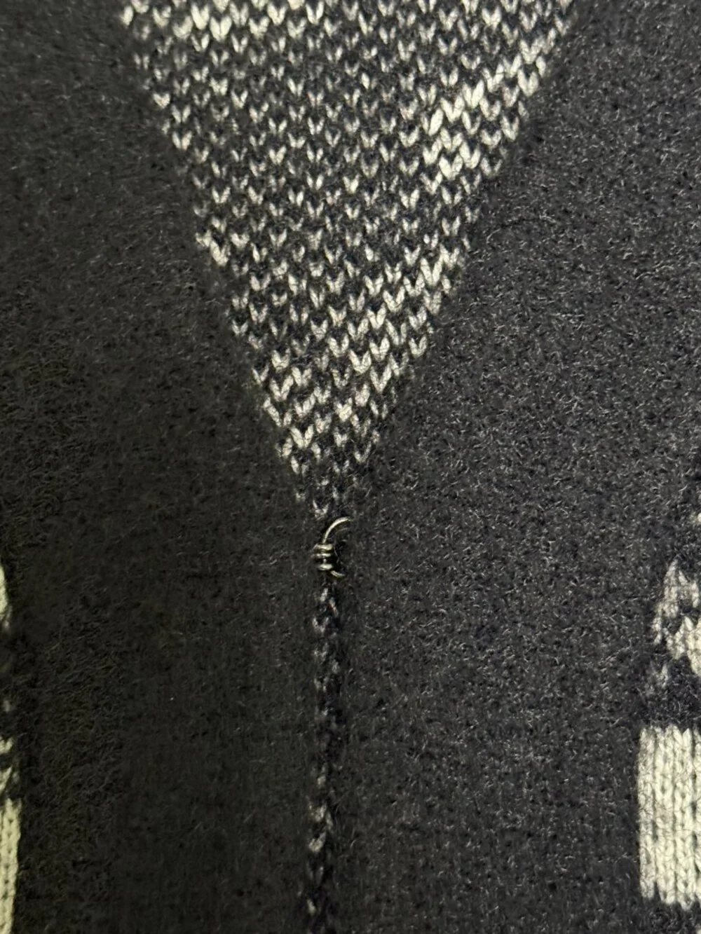 Ann Taylor Houndstooth Knit Cardigan Sweater - NWT - Women's Large Black White